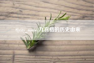 石河子九宫格的历史由来