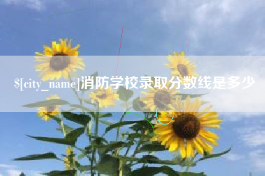 石河子消防学校录取分数线是多少