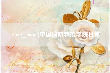 石河子中国消防救援学院日常