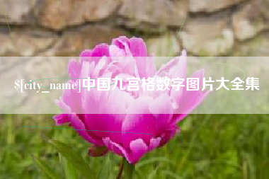 石河子中国九宫格数字图片大全集