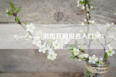 石河子消防官网报名入口2023