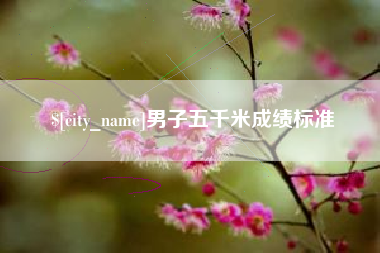 石河子男子五千米成绩标准