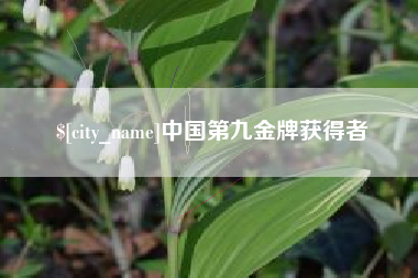 石河子中国第九金牌获得者