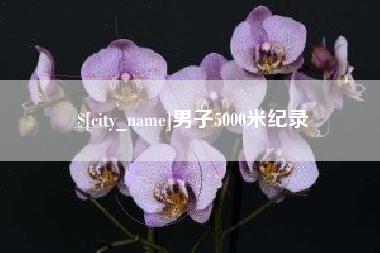 石河子男子5000米纪录