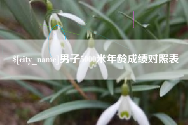 石河子男子5000米年龄成绩对照表