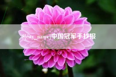 石河子中国冠军手抄报