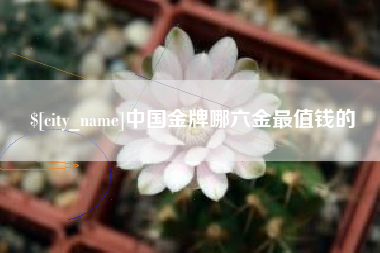 石河子中国金牌哪六金最值钱的