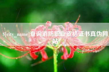 石河子查询消防职业资格证书真伪网站