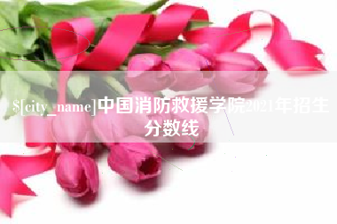 石河子中国消防救援学院2021年招生分数线