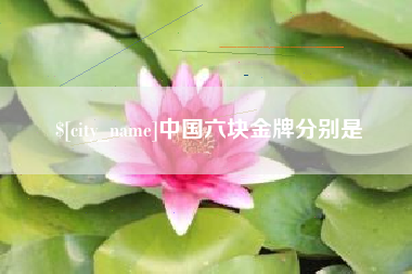 石河子中国六块金牌分别是