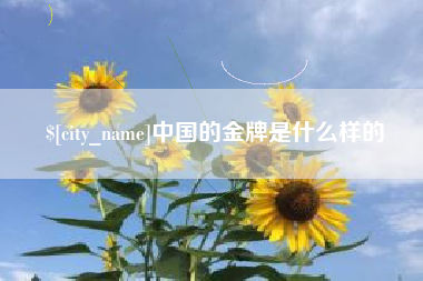 石河子中国的金牌是什么样的