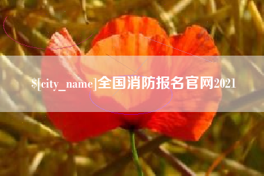 石河子全国消防报名官网2021